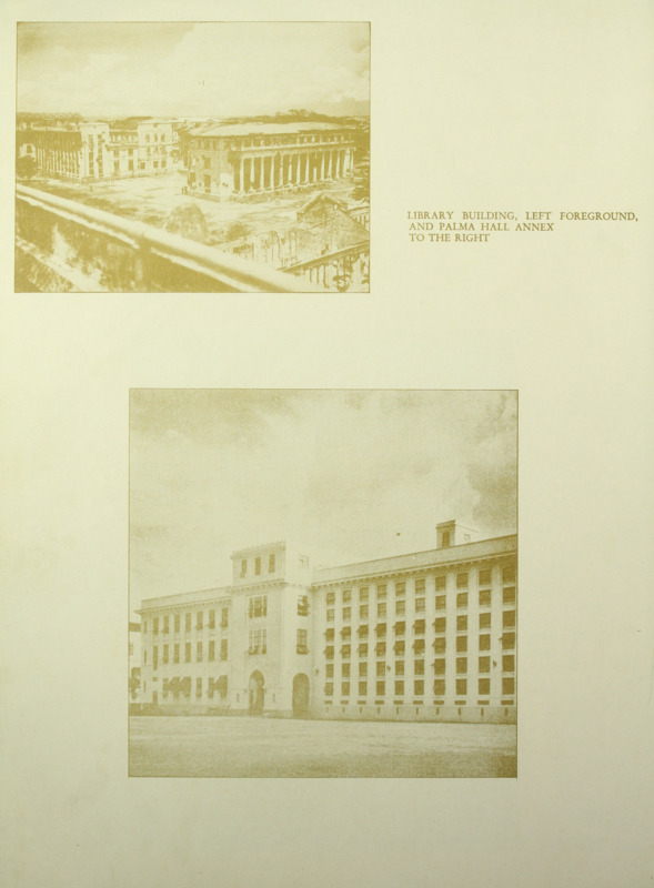 item thumbnail for The University Library and the Palma Hall Annex, 1942