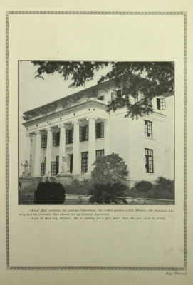 Rizal Hall Facilities, 1931