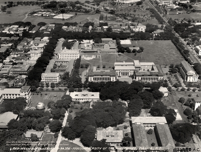 Aerial View of Manila Showing the University of the Philippines and other Important Landmarks, 1939